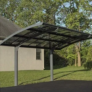 Полуарочные металлические навесы