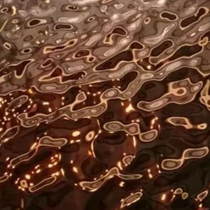 Нержавеющая сталь водная рябь цвет бронза