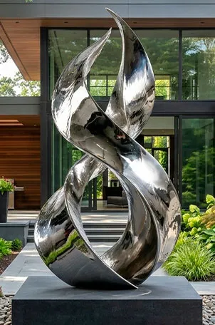 Скульптура из нержавеющей стали "Infiniti"
