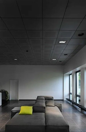 Кассетный подвесной потолок в Москве - пример выполнения