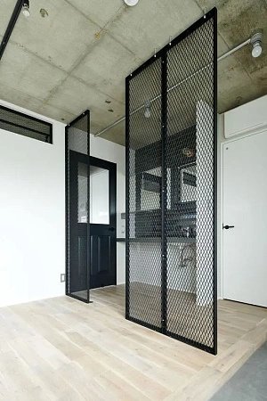 Перегородки металлические, декоративные в Саратове - пример выполнения