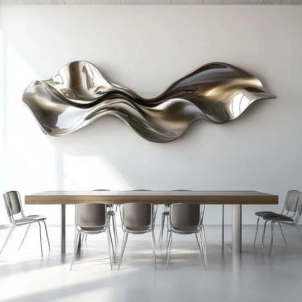 Арт объект настенный из нержавеющей стали на заказ