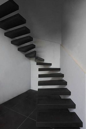 Отделка лестниц микробетоном в Самаре - пример выполнения