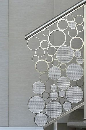 Ограждения для лестниц из листа - пример выполнения