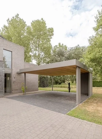 Навесы для автомобилей в Нижнем Новгороде - пример выполнения