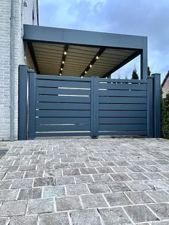 Навесы для автомобилей в Нижнем Новгороде - пример выполнения