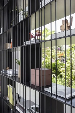 Стеллажи из металла в Москве - пример выполнения