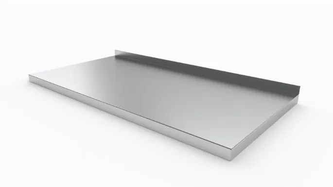 Столешница из нержавеющей стали 1500-2000 мм длина на заказ