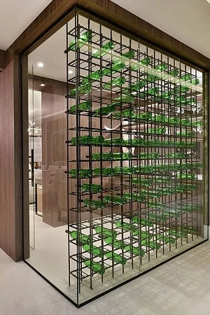 Перегородки металлические, декоративные в Саратове - пример выполнения