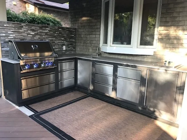 Кухонный модуль под гриль на заказ