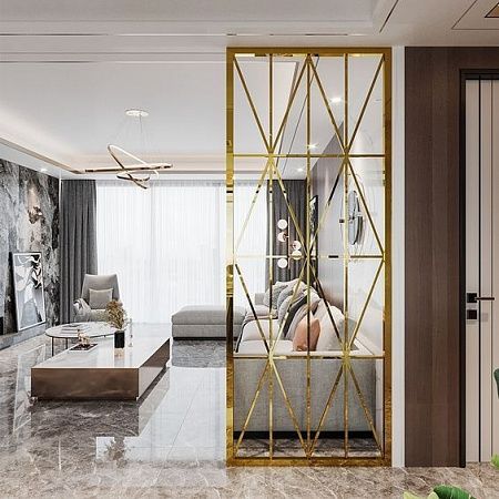 Перегородки из нержавеющей стали в Санкт-Петербурге - пример выполнения