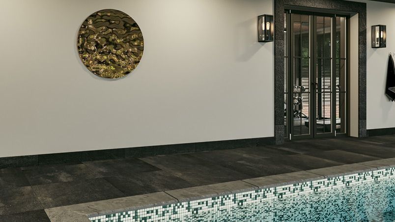 Панно круглое диаметром до 1200 мм, золото, для влажных помещений на заказ