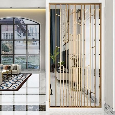 Перегородки из нержавеющей стали в Санкт-Петербурге - пример выполнения