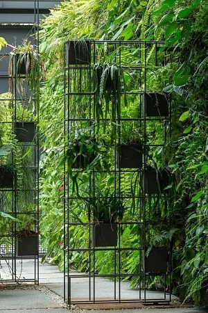 Торговые металлические стеллажи в Саратове - пример выполнения