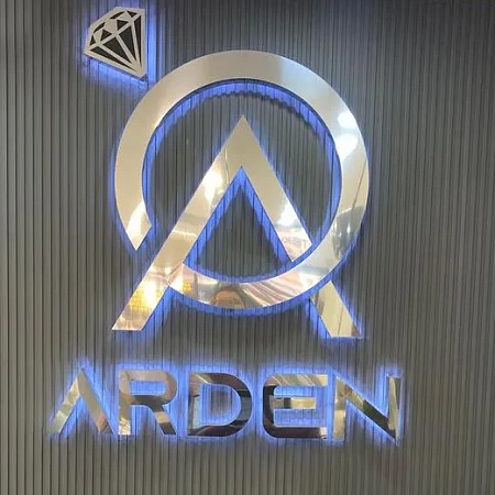 Буквы из нержавеющей стали в Новосибирске - пример выполнения