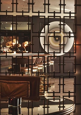 Перегородки металлические, декоративные в Саратове - пример выполнения