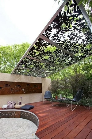 Перголы в Москве - пример выполнения