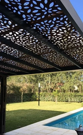 Перголы в Москве - пример выполнения