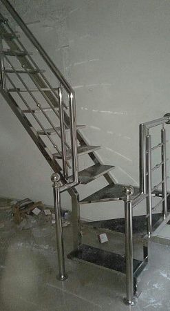 Лестницы из нержавеющей стали в Нижнем Новгороде - пример выполнения