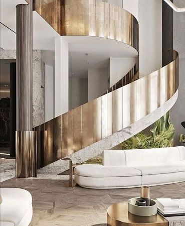 Ограждения для лестниц, перила из нержавейки - пример выполнения