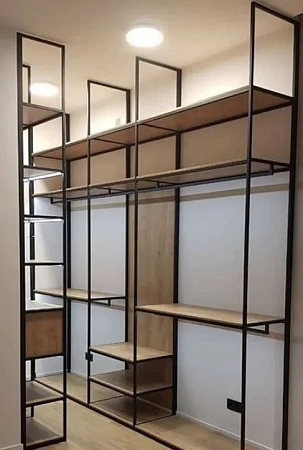 Стеллажи из металла в Москве - пример выполнения