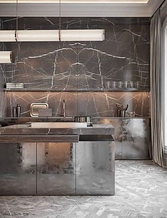 Фасады из нержавеющей стали в Самаре - пример выполнения