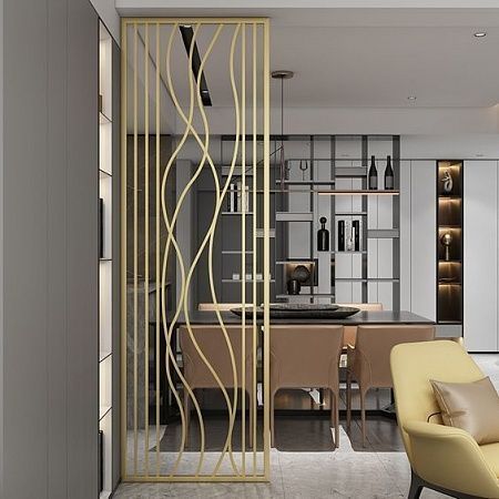 Перегородки из нержавеющей стали в Санкт-Петербурге - пример выполнения