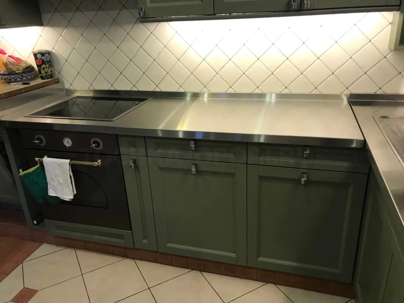 Столешница из нержавеющей стали 2000-2800 мм длина на заказ