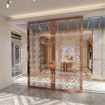 Перегородки из нержавеющей стали в Санкт-Петербурге - пример выполнения