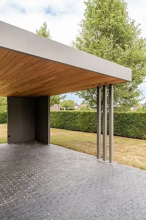 Навесы для автомобилей в Нижнем Новгороде - пример выполнения