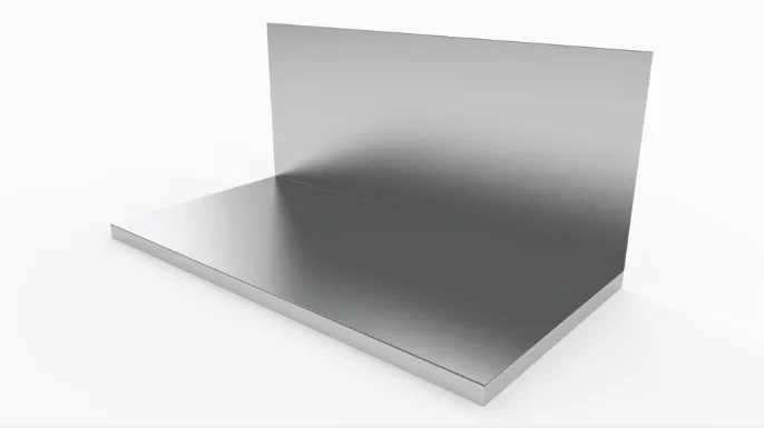 Столешница с фартуком из нержавеющей стали 1000-1500 мм длина на заказ