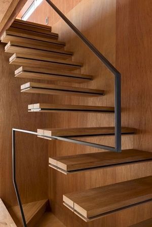 Консольные, парящие лестницы в Самаре - пример выполнения