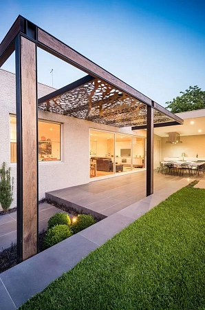 Перголы в Москве - пример выполнения