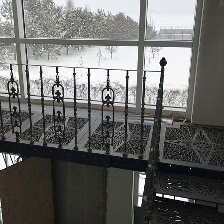 Чугунные лестницы в Самаре - пример выполнения