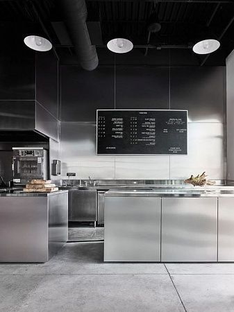 Фартук для кухни из нержавеющей стали в Самаре - пример выполнения