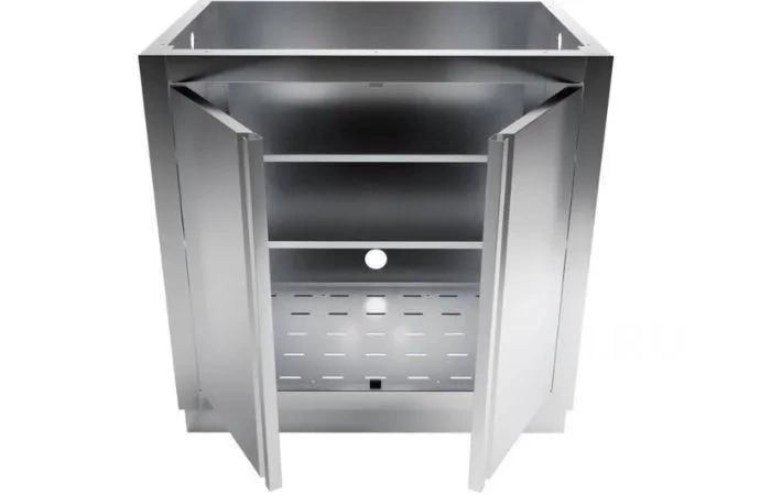 Кухонный модуль c 2-мя распашными дверцами и полкой на заказ