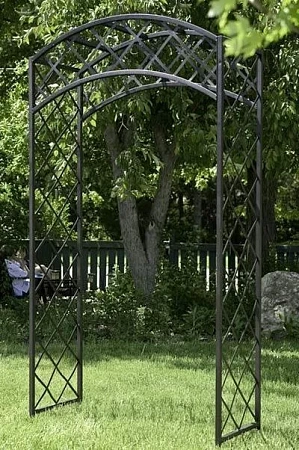 Арки садовые, металлические в Казани - пример выполнения