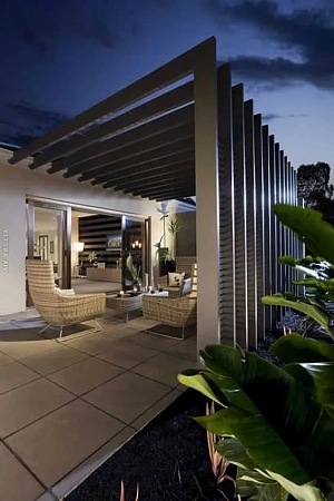 Перголы в Москве - пример выполнения