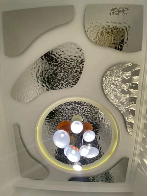 Пример потолка Водная рябь