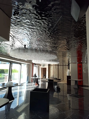 Пример потолка Водная рябь