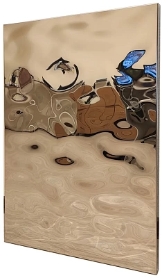 Фасад водная рябь шампань