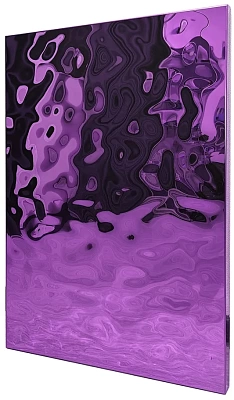 Фасад водная рябь фиолетовый