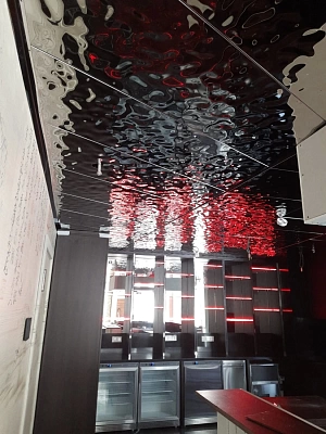 Пример потолка Водная рябь