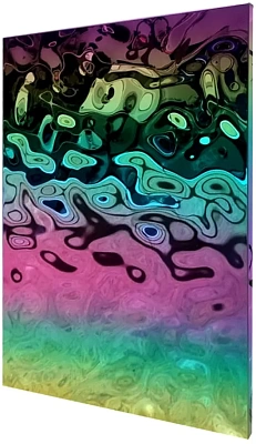 Фасад водная рябь радуга