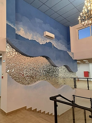 Пример стен Водная рябь