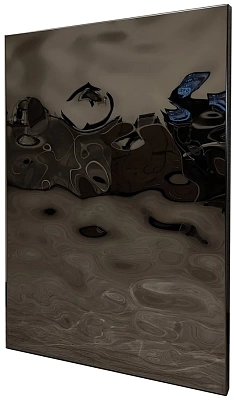 Фасад водная рябь черный